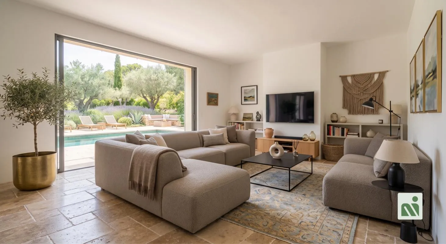 Maison neuve à Labastide-Beauvoir : séjour, 110 m² habitables conçus sur-mesure