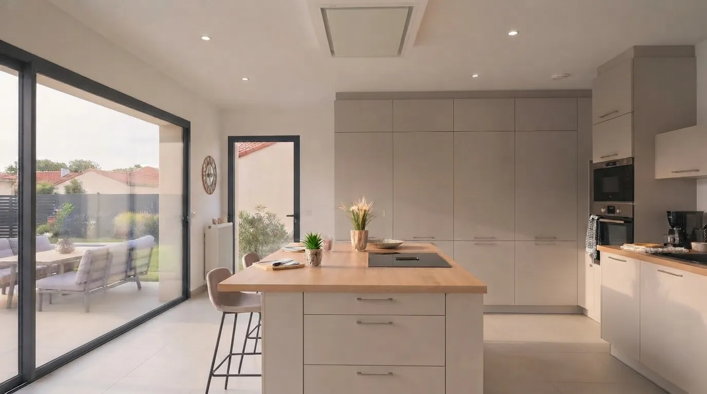 Séjour : maison neuve de 95 m² à construire à Saint-Jory (Haute-Garonne)
